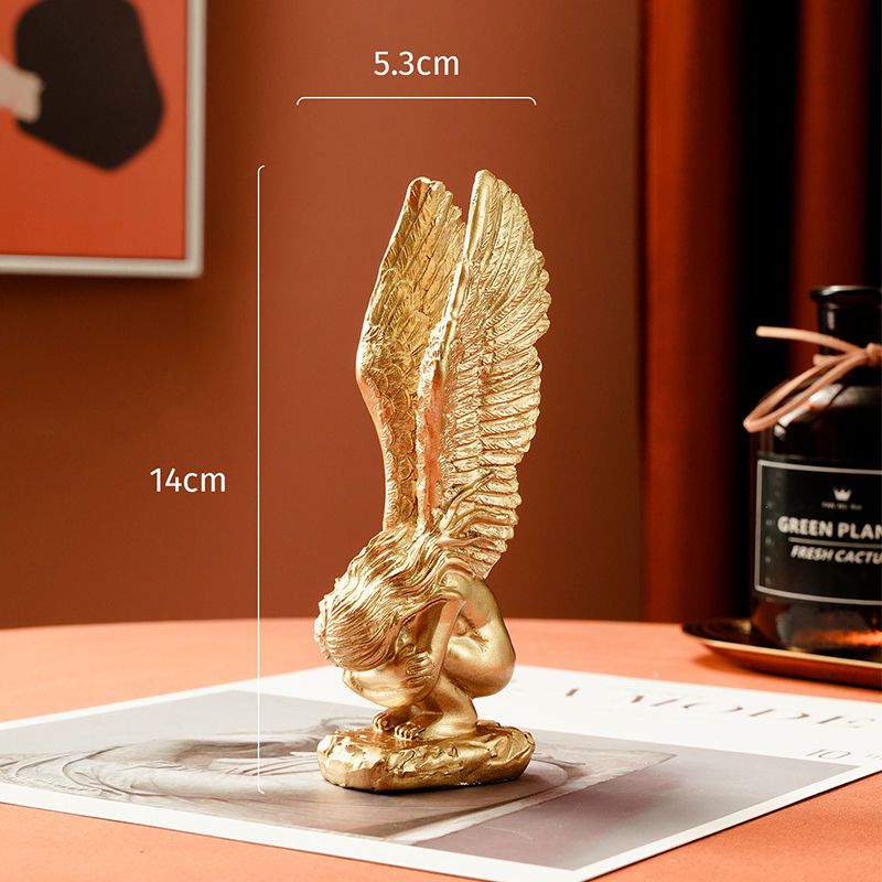 ESCULTURA GUARDIÃO DOURADO