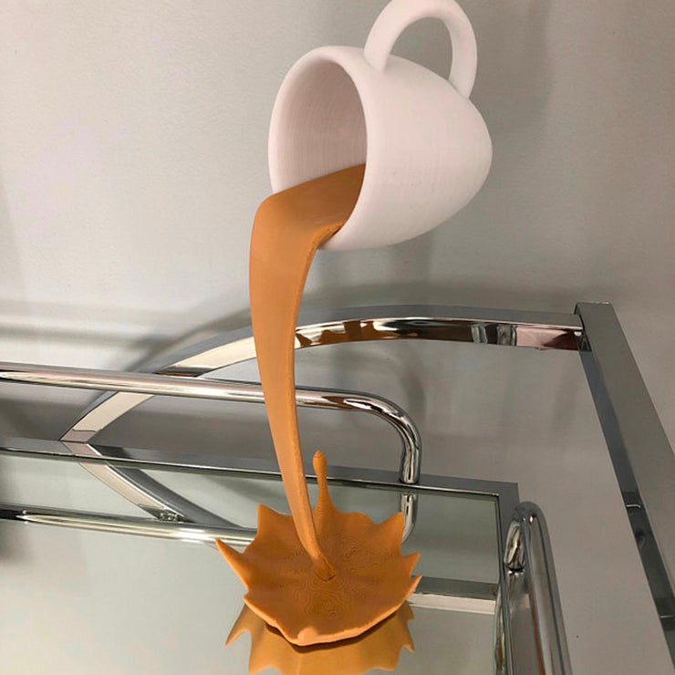 ESCULTURA CAFÉ COM POEMA
