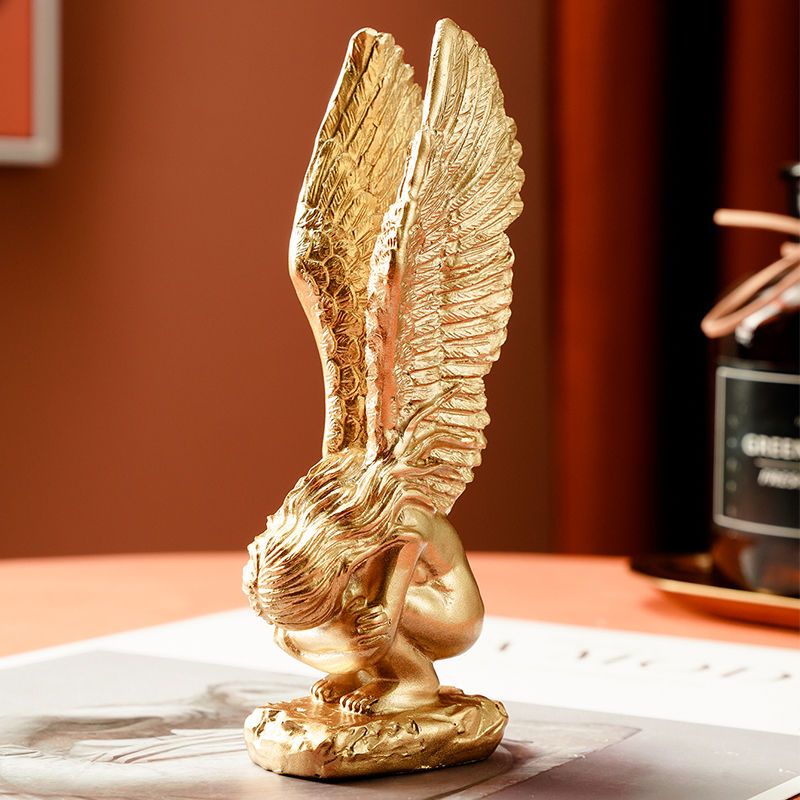 ESCULTURA GUARDIÃO DOURADO