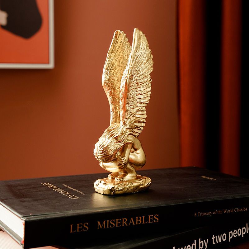 ESCULTURA GUARDIÃO DOURADO