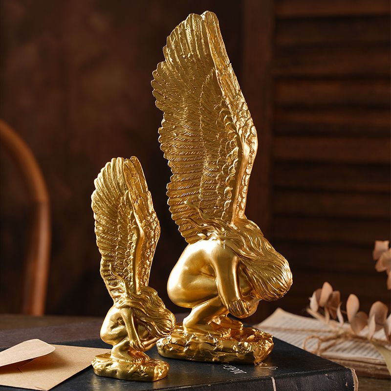 ESCULTURA GUARDIÃO DOURADO