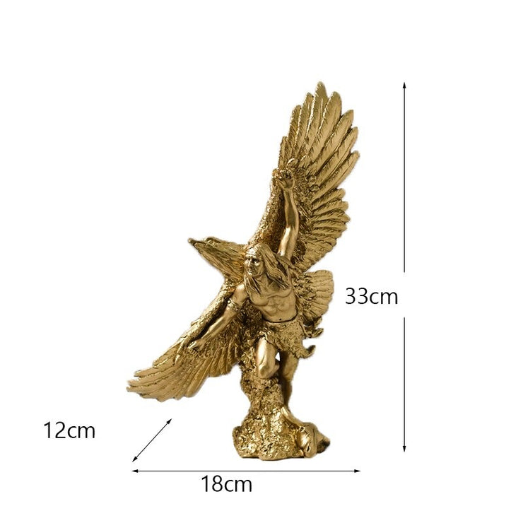 ESCULTURA HOMEM ÁGUIA