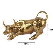 ESCULTURA WALLBULL EM COBRE