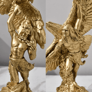 ESCULTURA HOMEM ÁGUIA
