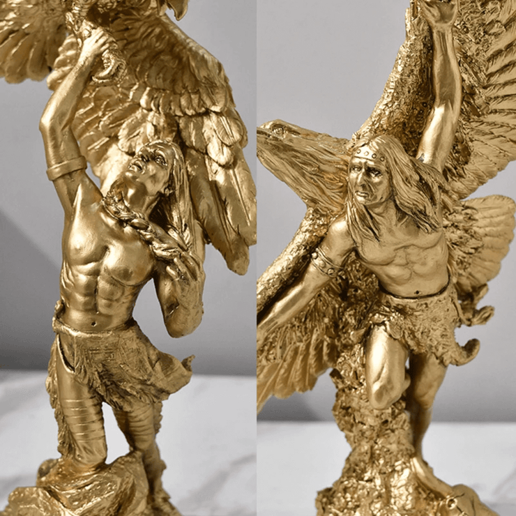 ESCULTURA HOMEM ÁGUIA