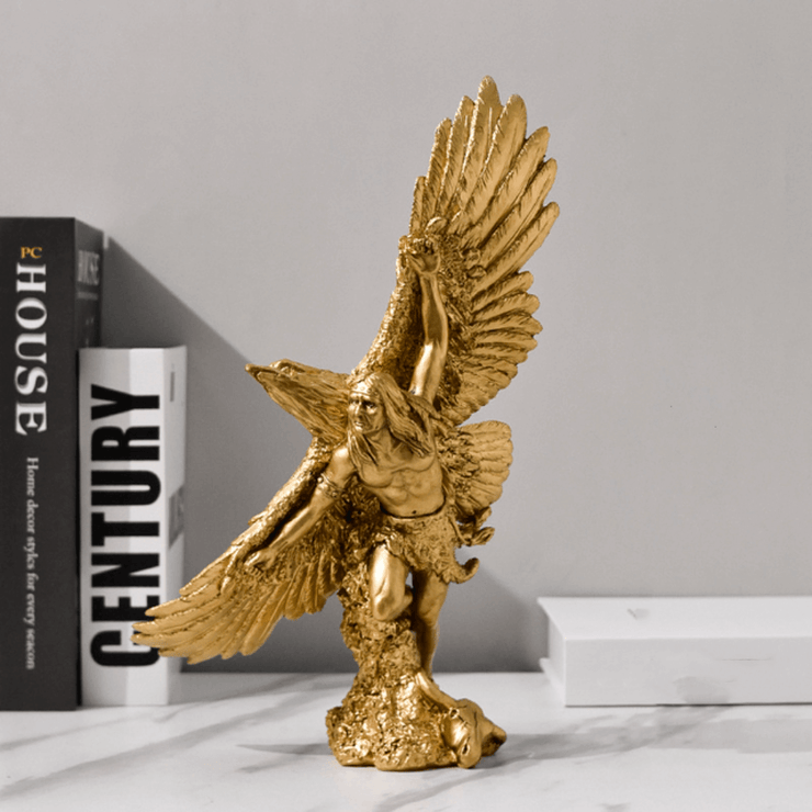 ESCULTURA HOMEM ÁGUIA