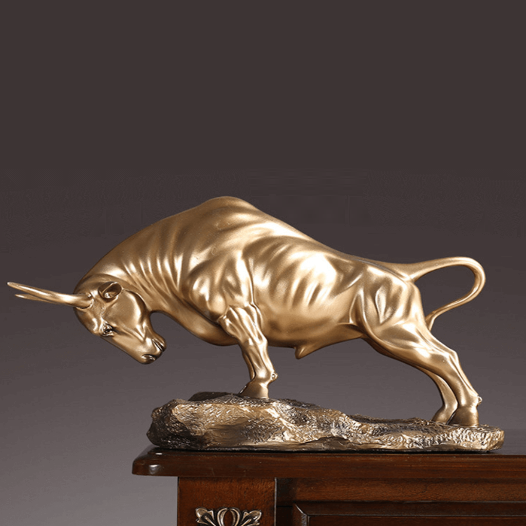 ESCULTURA TOURO DA PROSPERIDADE