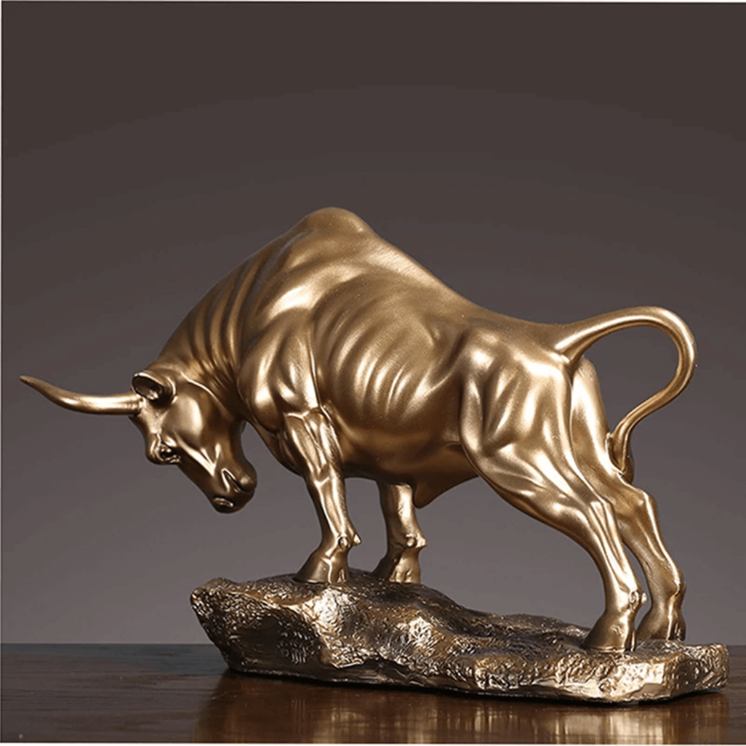 ESCULTURA TOURO DA PROSPERIDADE