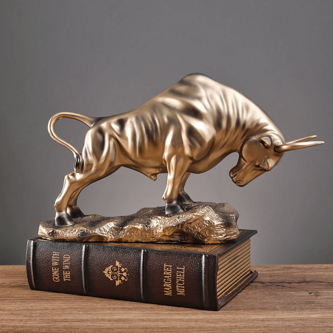 ESCULTURA TOURO DA PROSPERIDADE