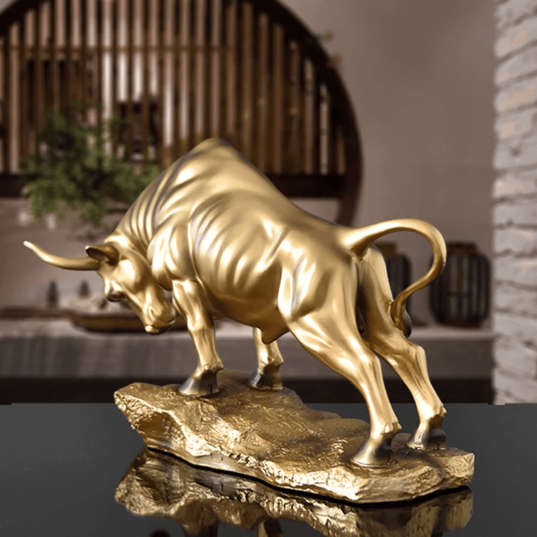 ESCULTURA TOURO DA PROSPERIDADE