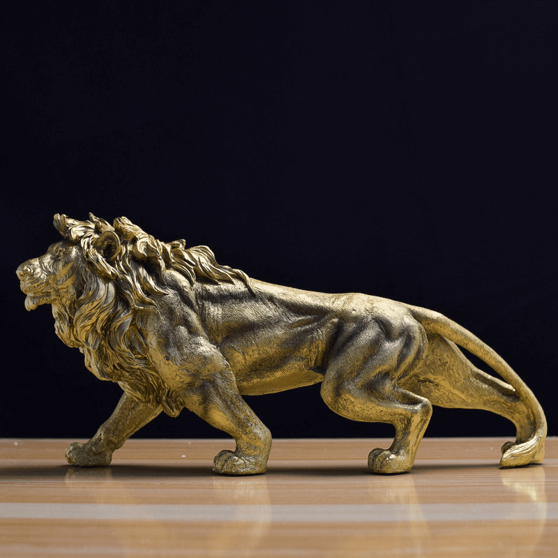 ESCULTURA LEÃO DA PROSPERIDADE