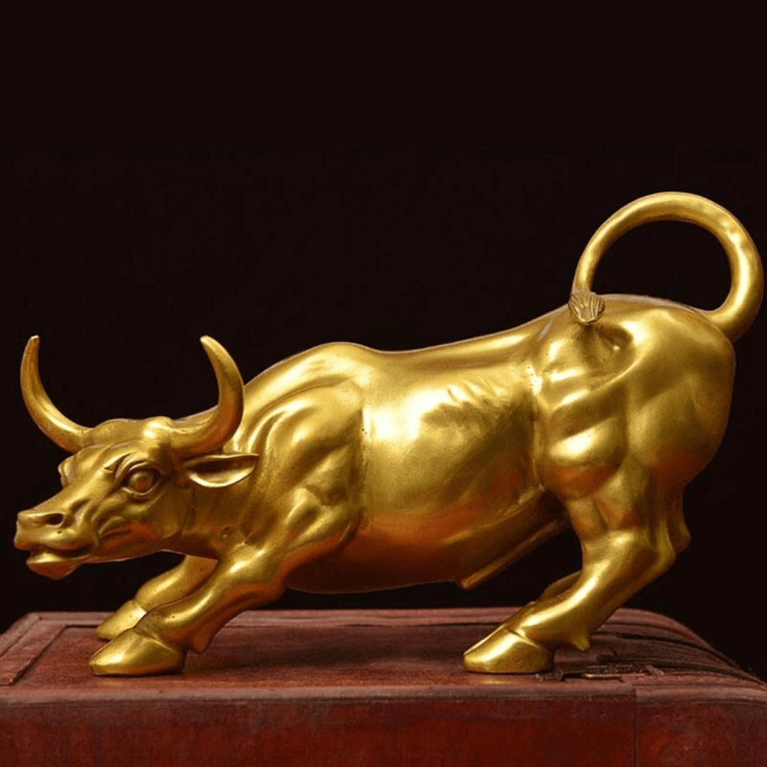 ESCULTURA WALLSTREET COBRE