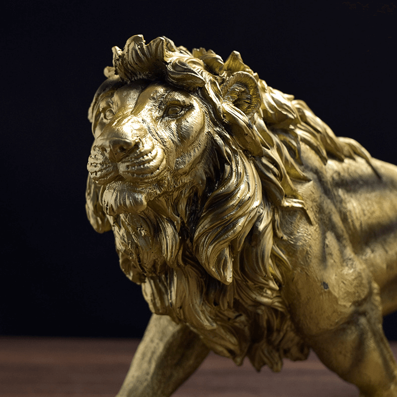 ESCULTURA LEÃO DA PROSPERIDADE