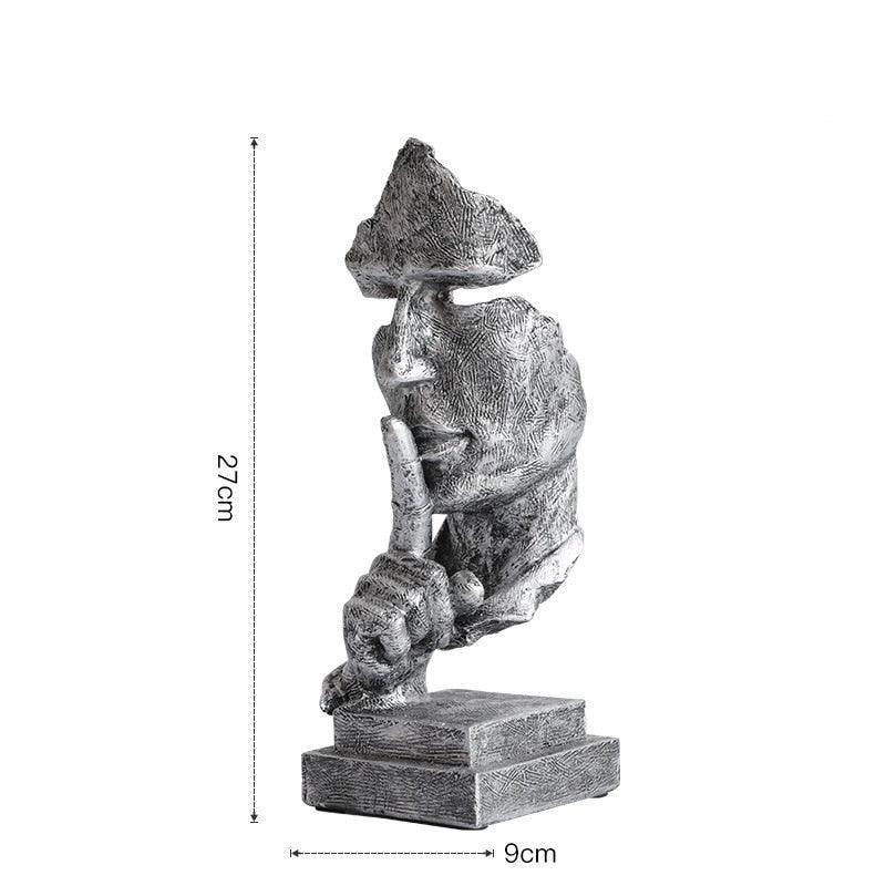 ESCULTURA "PODER DO SILÊNCIO" - Loja Caravela