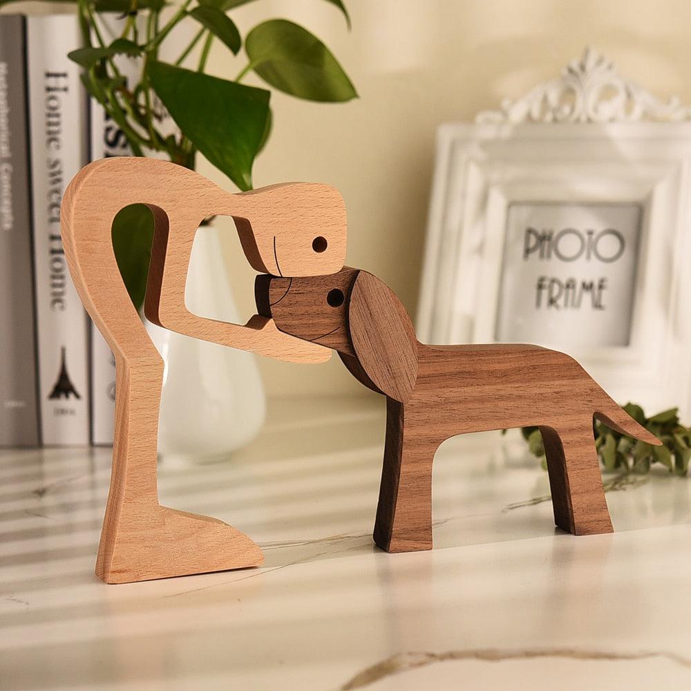 ESCULTURA AMOR DE CÃO - Loja Caravela