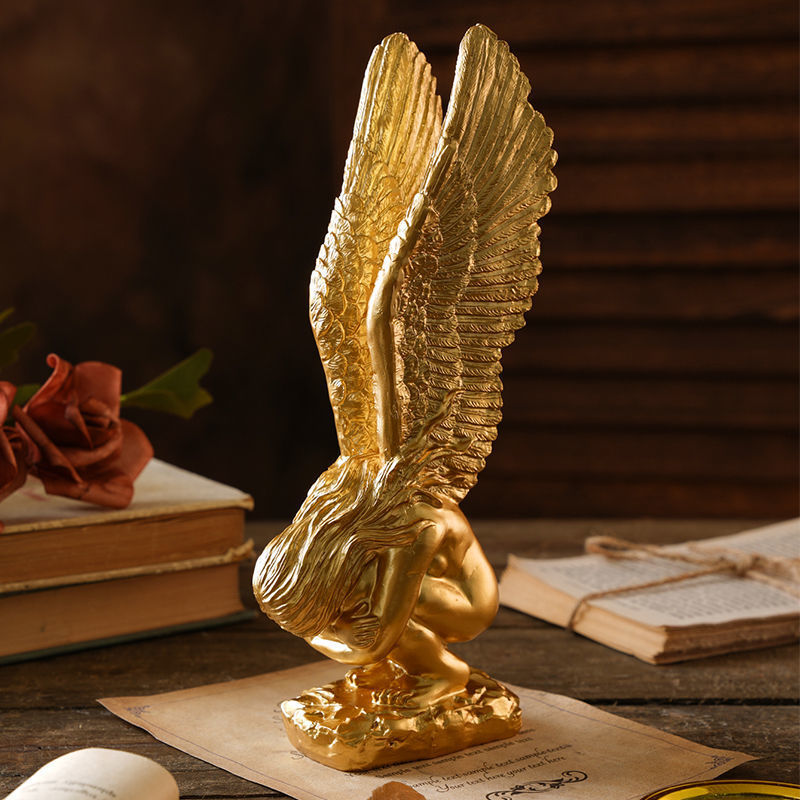 ESCULTURA GUARDIÃO DOURADO