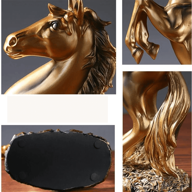 ESCULTURA CAVALO REAL